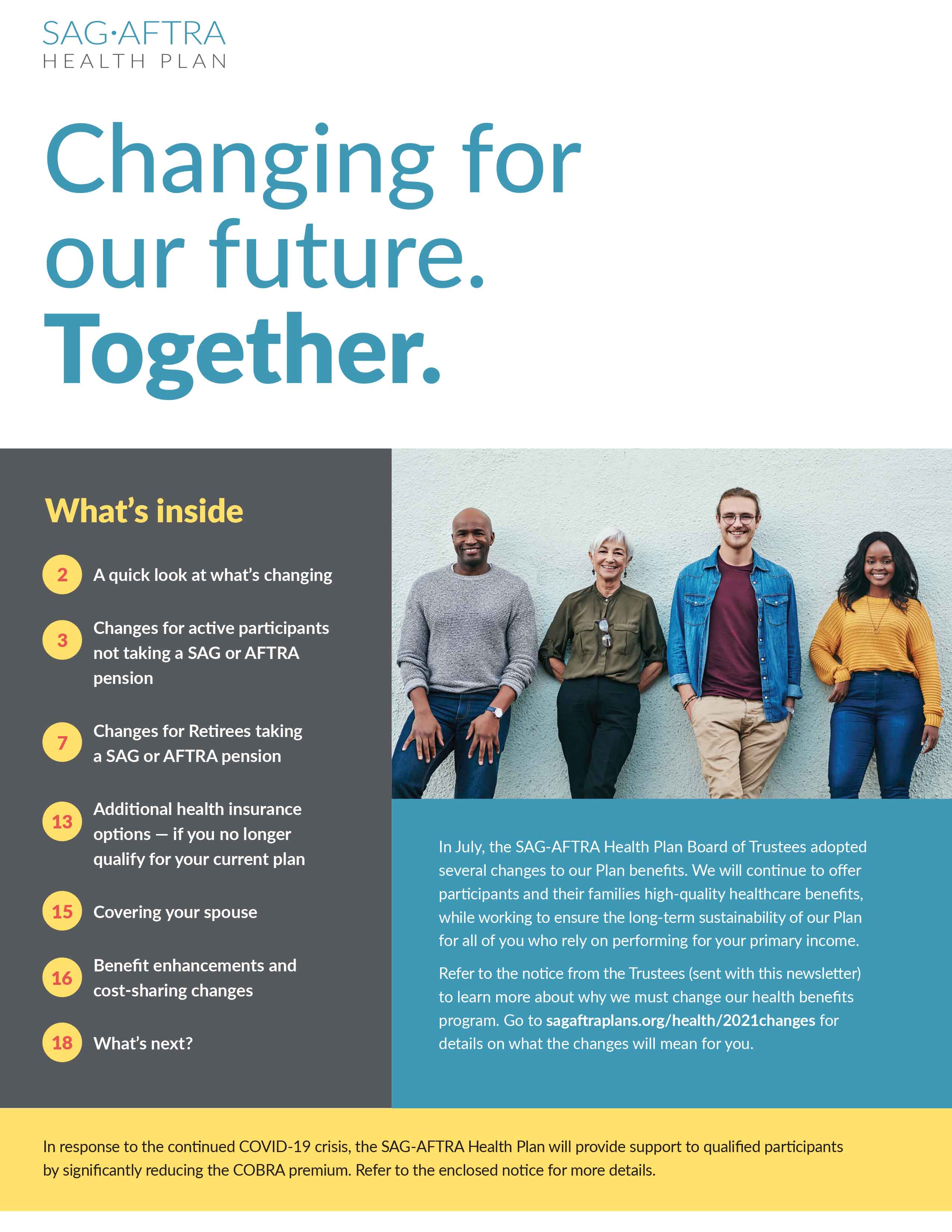 newsletter cover page